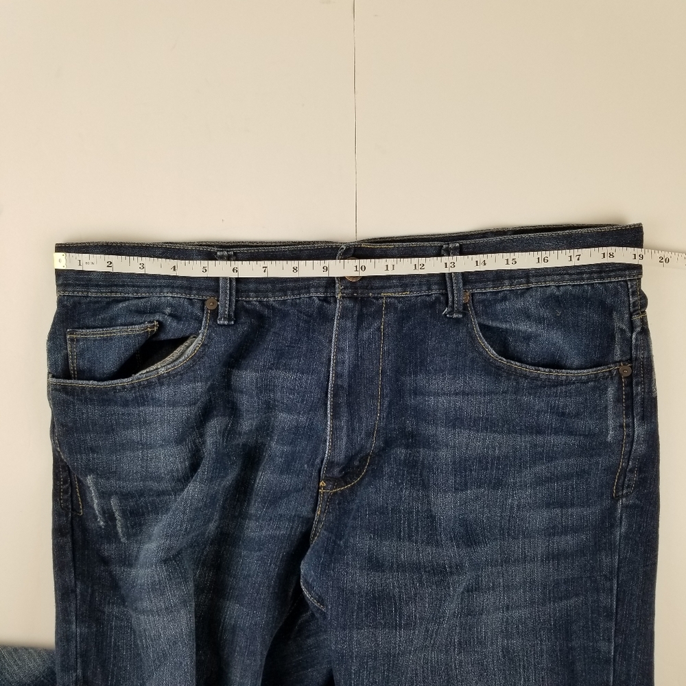 DKNY Bleecker Straight dark wash mens jeans 38x30 - Picture 6 of 8
